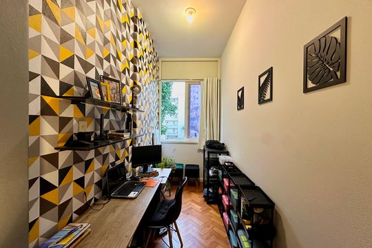 Sala de apartamento para alugar com 1 quarto, 47m² em Centro, Rio de Janeiro
