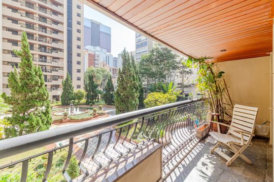 Varanda de apartamento à venda com 4 quartos, 156m² em Jardim Paulista, São Paulo