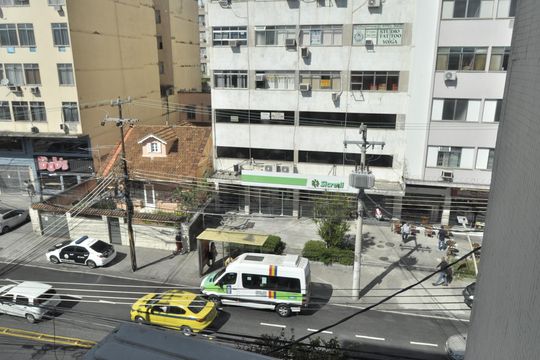 Sala Vista  de apartamento para alugar com 3 quartos, 103m² em Méier, Rio de Janeiro