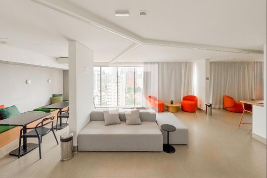 Área comum de apartamento à venda com 1 quarto, 33m² em Vila Mariana, São Paulo