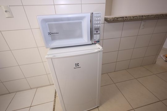 Cozinha de apartamento à venda com 2 quartos, 63m² em Residencial Eldorado, Goiânia