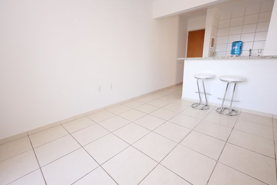 Sala de apartamento para alugar com 2 quartos, 63m² em Residencial Eldorado, Goiânia