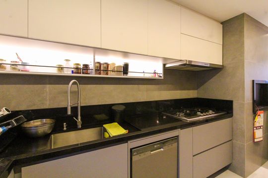 Cozinha de casa de condomínio para alugar com 4 quartos, 287m² em Estância Velha, Canoas