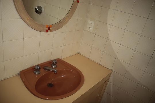 Banheiro de kitnet/studio à venda com 1 quarto, 36m² em Santa Cecília, São Paulo