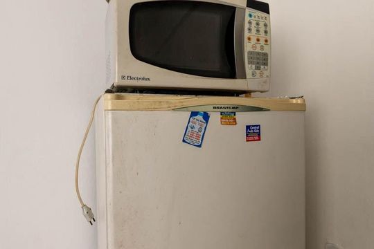 Cozinha de kitnet/studio à venda com 1 quarto, 30m² em Santa Ifigênia, São Paulo