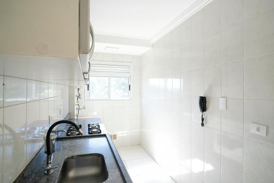 Cozinha de apartamento à venda com 2 quartos, 59m² em Vila Normandia, São Bernardo do Campo