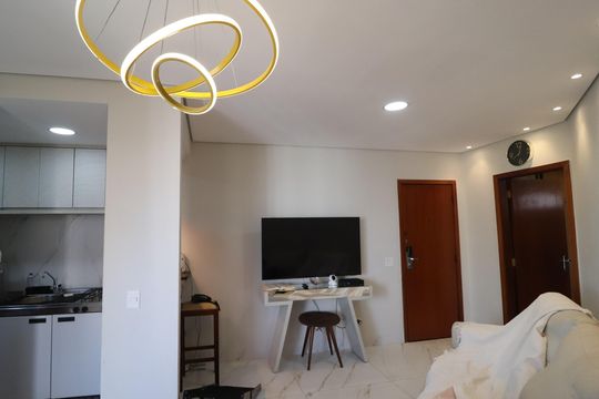Sala de apartamento para alugar com 1 quarto, 50m² em Centro, Uberlândia