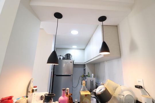 Cozinha de apartamento para alugar com 1 quarto, 50m² em Centro, Uberlândia