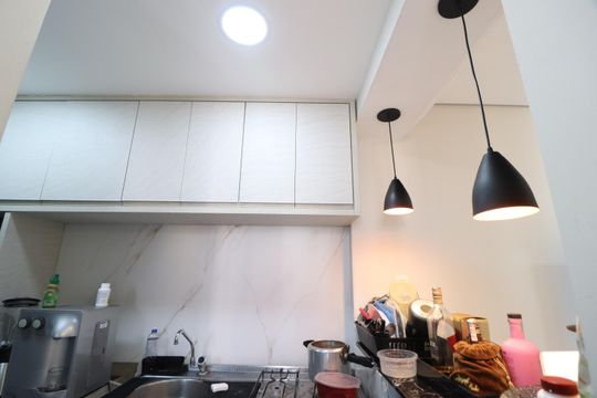 Cozinha de apartamento para alugar com 1 quarto, 50m² em Centro, Uberlândia