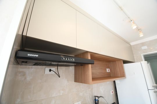 Cozinha de kitnet/studio para alugar com 1 quarto, 38m² em Botafogo, Campinas