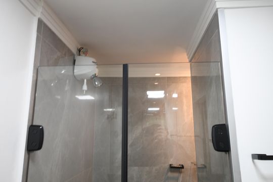 Banheiro de kitnet/studio para alugar com 1 quarto, 38m² em Botafogo, Campinas