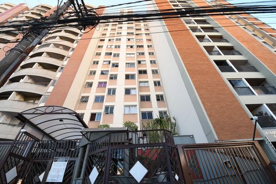 Fachada do Prédio de kitnet/studio para alugar com 1 quarto, 38m² em Botafogo, Campinas