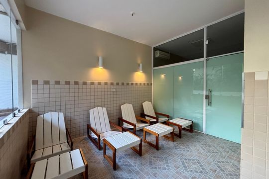 Área comum de apartamento à venda com 2 quartos, 165m² em Humaitá, Rio de Janeiro