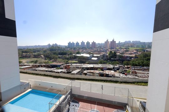Vista Sacada de apartamento à venda com 2 quartos, 45m² em Parque Oratório, Santo André