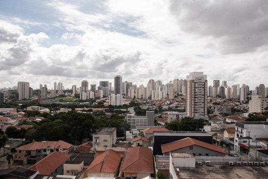 Vista da Varanda de kitnet/studio à venda com 1 quarto, 53m² em Chácara Inglesa, São Paulo