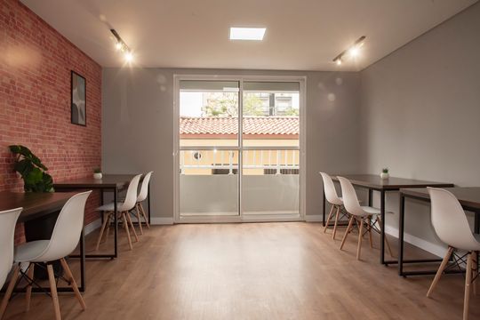 Área comum - Coworking de kitnet/studio à venda com 1 quarto, 53m² em Chácara Inglesa, São Paulo