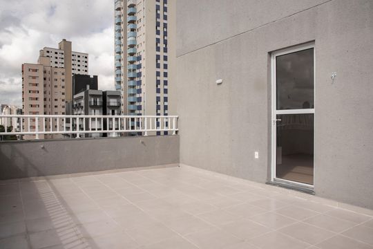 Varanda de kitnet/studio à venda com 1 quarto, 53m² em Chácara Inglesa, São Paulo