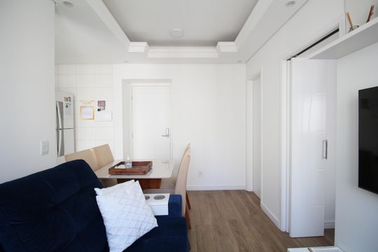 Sala de apartamento à venda com 1 quarto, 32m² em Vila Andrade, São Paulo