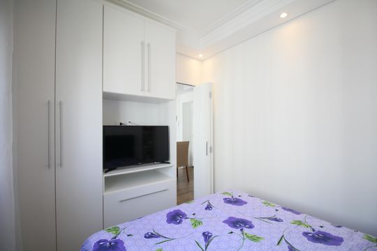 Quarto de apartamento à venda com 1 quarto, 32m² em Vila Andrade, São Paulo