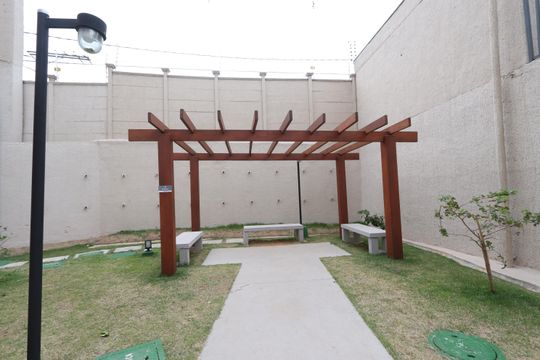 Área comum - Praça de apartamento para alugar com 2 quartos, 38m² em Fazenda da Juta, São Paulo