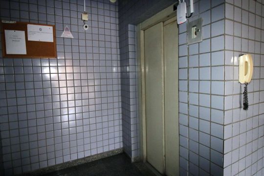 Área comum - Elevador de apartamento à venda com 3 quartos, 110m² em Vaz Lobo, Rio de Janeiro