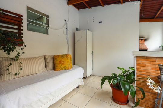Varanda da Sala de casa para alugar com 3 quartos, 96m² em Vila Morse, São Paulo