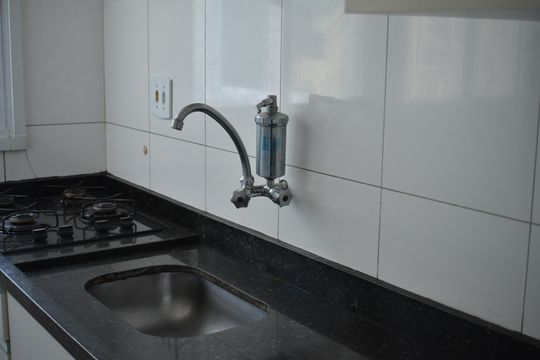Cozinha de apartamento à venda com 2 quartos, 100m² em Utinga, Santo André