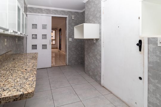 Cozinha de apartamento à venda com 3 quartos, 98m² em Perdizes, São Paulo