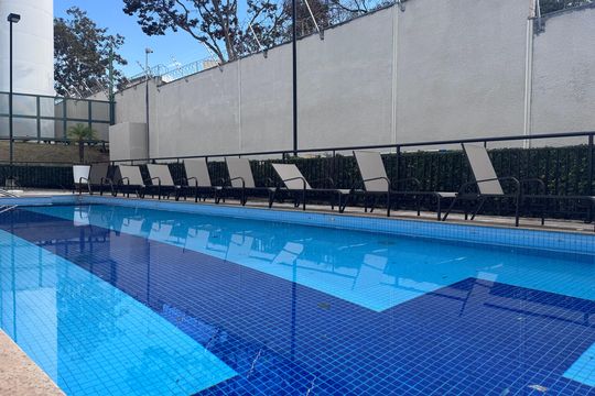 Área comum - Piscina de apartamento à venda com 2 quartos, 55m² em Vila Satúrnia, Campinas