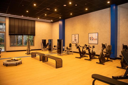 Área comum de kitnet/studio para alugar com 1 quarto, 26m² em Brooklin, São Paulo