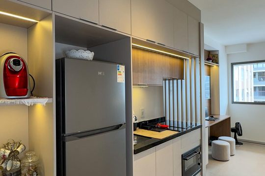 Studio de kitnet/studio para alugar com 1 quarto, 26m² em Brooklin, São Paulo