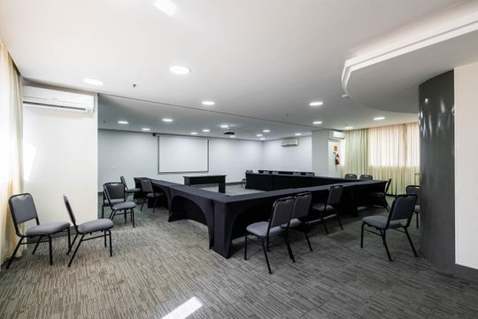 Área comum de kitnet/studio para alugar com 1 quarto, 32m² em Jardins, São Paulo