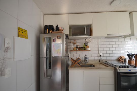 Cozinha de apartamento para alugar com 2 quartos, 44m² em Campo Grande, Rio de Janeiro