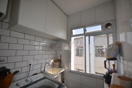 Cozinha/Área de Serviço de apartamento para alugar com 2 quartos, 44m² em Campo Grande, Rio de Janeiro