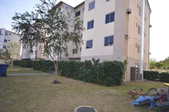 Fachada do bloco de apartamento para alugar com 2 quartos, 44m² em Campo Grande, Rio de Janeiro