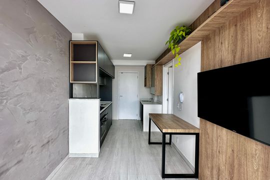 Sala de apartamento para alugar com 1 quarto, 34m² em Vila das Belezas, São Paulo