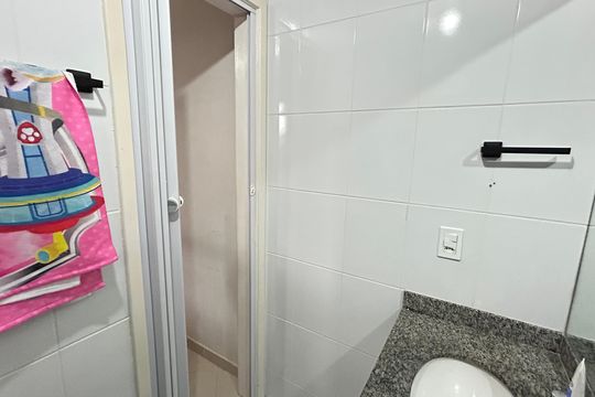 Banheiro da Suíte de apartamento à venda com 2 quartos, 65m² em Méier, Rio de Janeiro