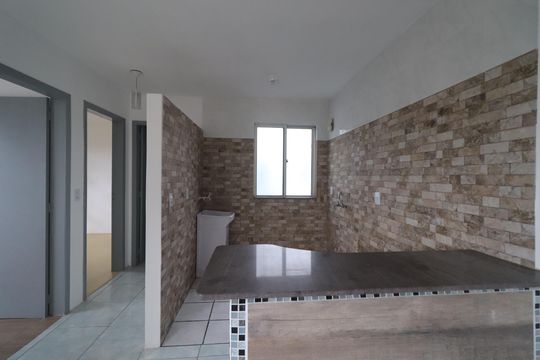 Cozinha e Área de Serviço de apartamento para alugar com 2 quartos, 40m² em Liberdade, Novo Hamburgo
