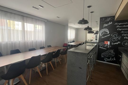 Área comum de apartamento à venda com 2 quartos, 57m² em Centro, Campinas