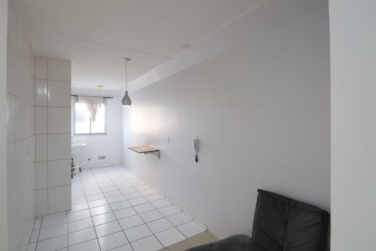 Cozinha de apartamento para alugar com 2 quartos, 43m² em Mato Grande, Canoas