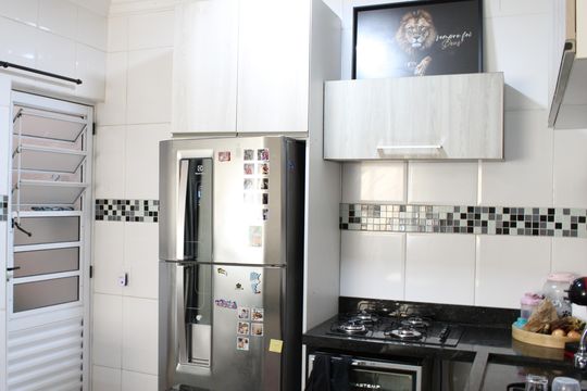 Cozinha de casa de condomínio à venda com 2 quartos, 119m² em Vila Invernada, São Paulo