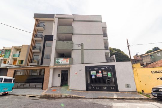 Fachada de apartamento à venda com 2 quartos, 44m² em Parque Cruzeiro do Sul, São Paulo