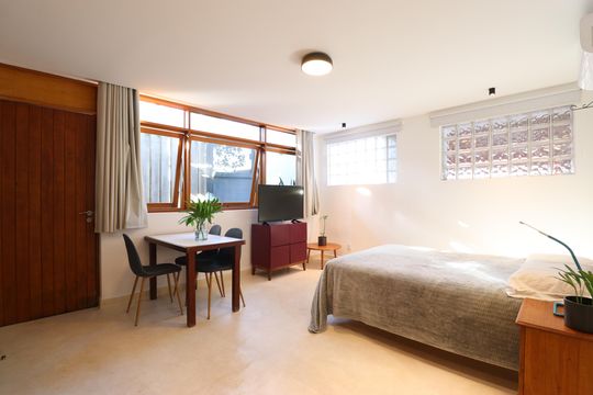 Studio de kitnet/studio para alugar com 1 quarto, 55m² em Vila Romana, São Paulo