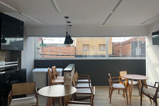 Área comum - Churrasqueira de apartamento à venda com 2 quartos, 33m² em Água Branca, São Paulo