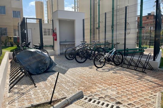 Bicicletário de apartamento à venda com 2 quartos, 33m² em Parque Novo Mundo, Guarulhos