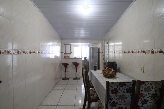 Sala de Jantar de casa para alugar com 2 quartos, 100m² em Estância Velha, Canoas