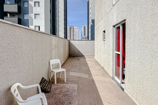 Varanda da Sala de apartamento para alugar com 1 quarto, 80m² em Mooca, São Paulo