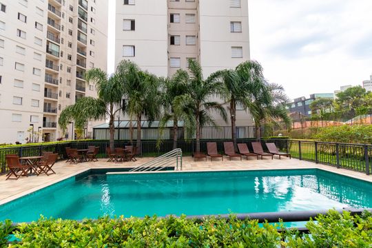 Área comum - Piscina de apartamento para alugar com 2 quartos, 45m² em Jardim Norma, São Paulo
