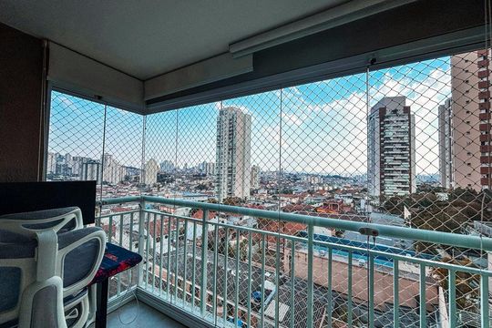 Varanda de apartamento à venda com 2 quartos, 57m² em Lauzane Paulista, São Paulo