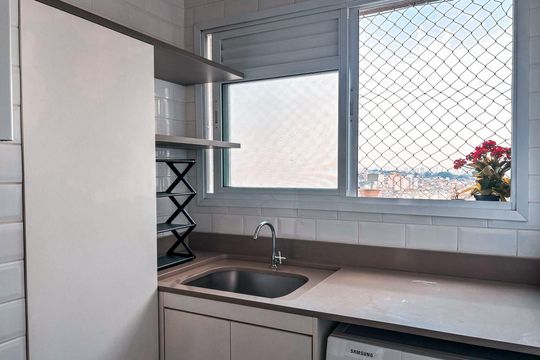 Área de Serviço de apartamento à venda com 2 quartos, 57m² em Lauzane Paulista, São Paulo